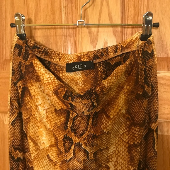 AKIRA Electric Python Skirt Size L - Picture 3 of 3